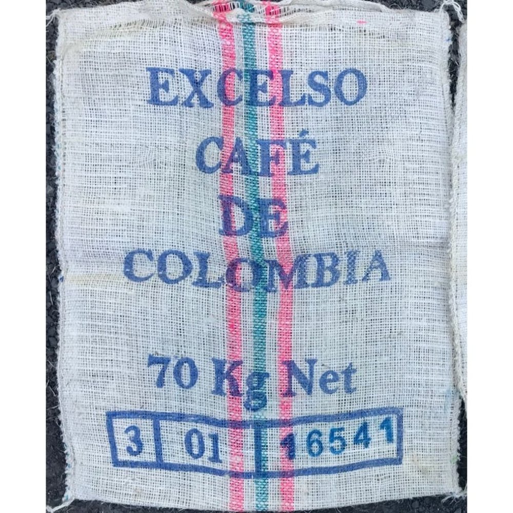 Burlap Coffee Bag Sack Manizales Caldas Womens Coffee Columbia 37 x 29" - Picture 2 of 2